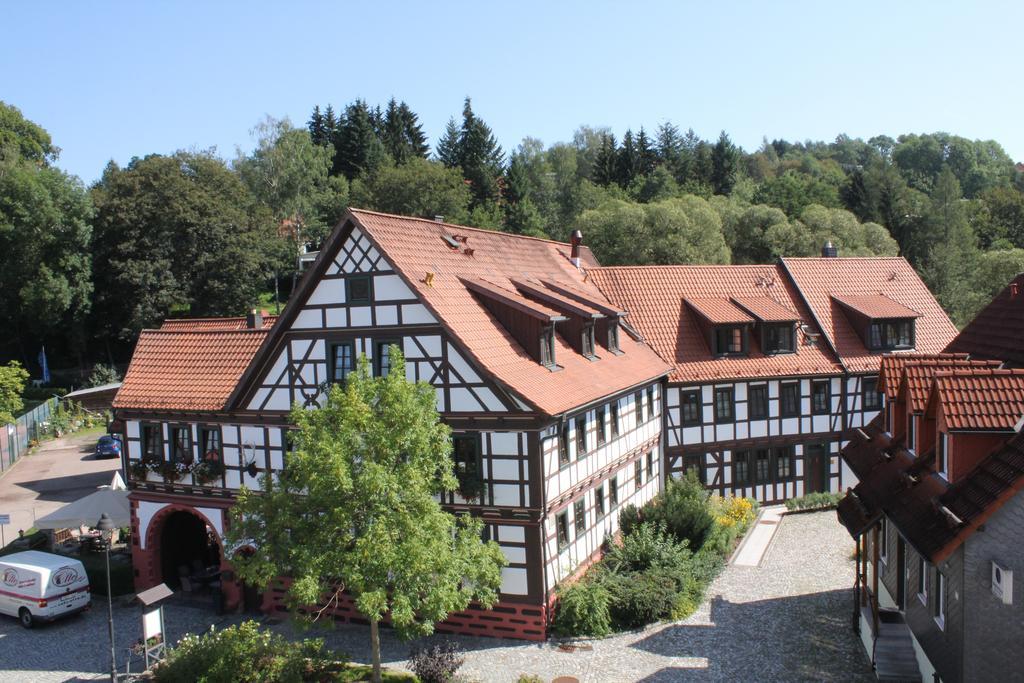 Hotel Goldener Hirsch Suhl Esterno foto